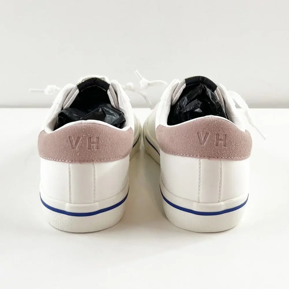 Vintage Havana Mighty Low Top Sneakers Silver Glitter Blue Striped Size 8